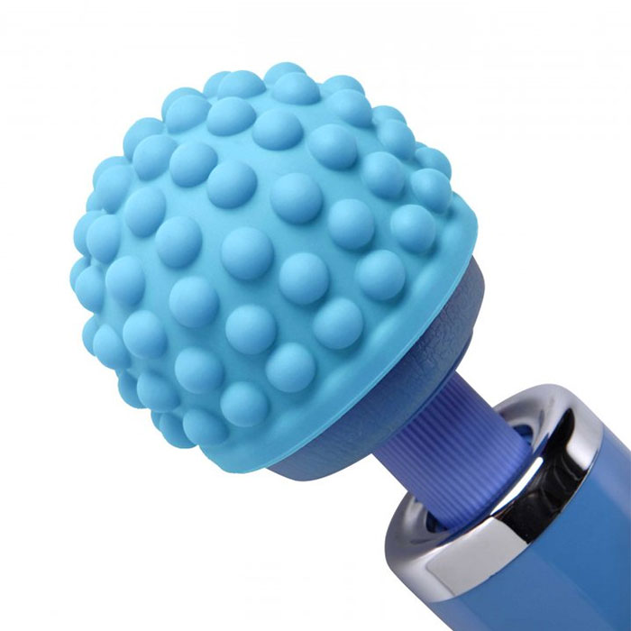 Wand Essentials Blue Massage Bumps Silicone Attachment Wand Essentials Blue Massage Bumps Silicone Attachment