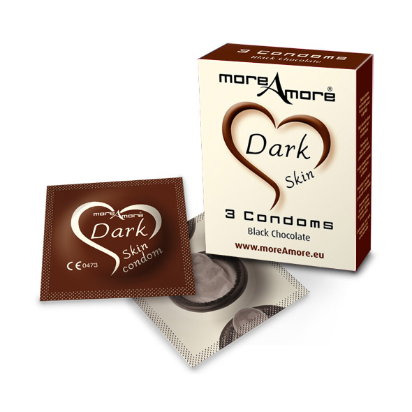 More Amore Condom Dark Skin 3 pcs More Amore Condom Dark Skin 3 pcs