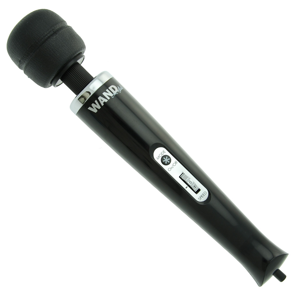 Wand Essentials Rechargeable 8 Speeds 8 Modes Massager (Black) Wand Essentials Rechargeable 8 Speeds 8 Modes Massager (Black)