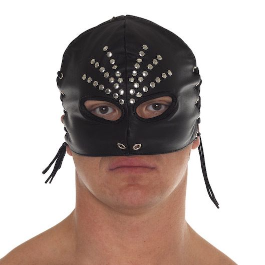 Leather Male Head Mask Leather Male Head Mask