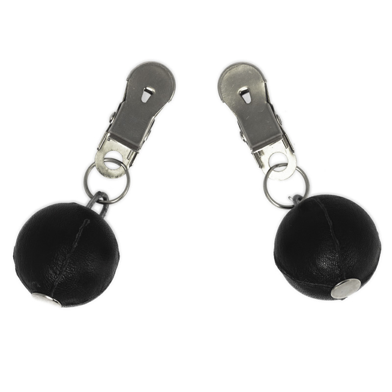 Nipple Clamps With Black Weights Nipple Clamps With Black Weights